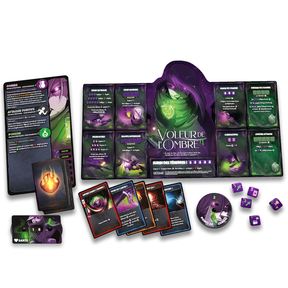 DICE THRONE S1-03 PYROMANCIENNE VS VOLEUR DE L'OMBRE