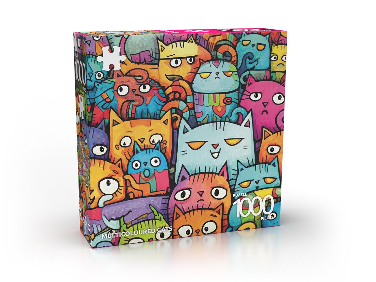 MUTLICOLOURED CATS