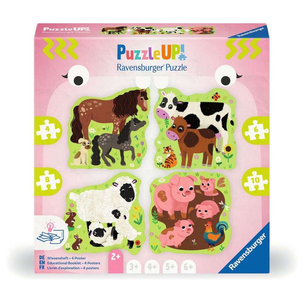 PUZZL'UP! : LES ANIMAUX DE LA FERME