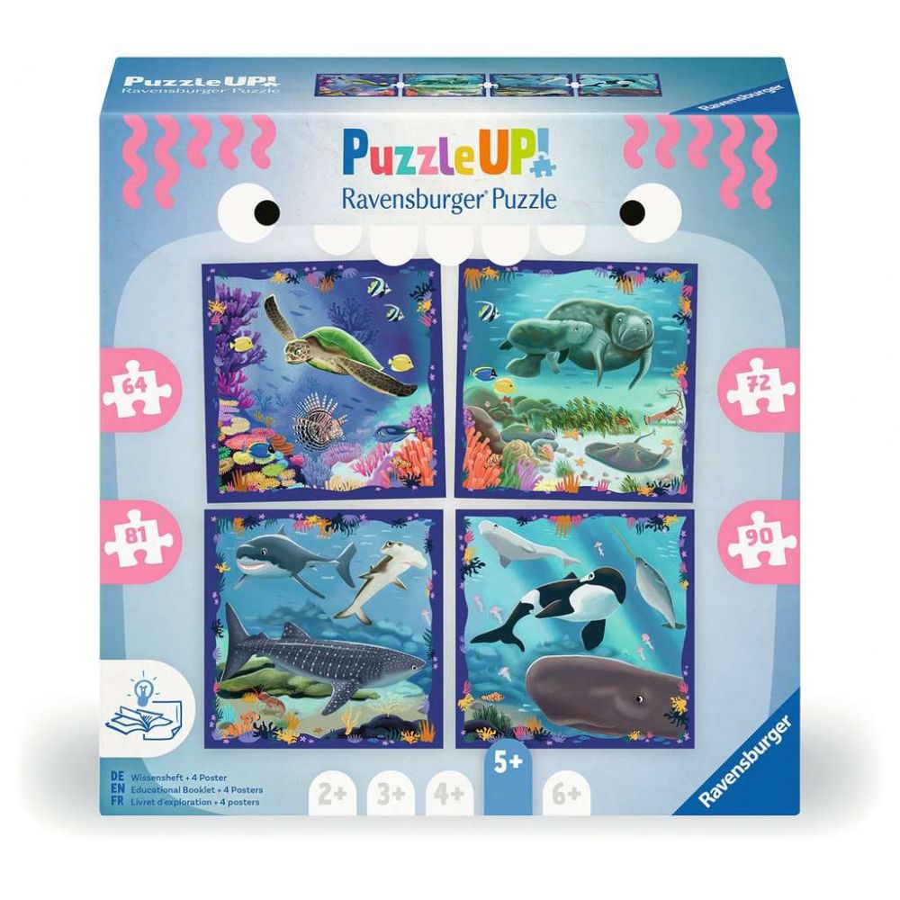 PUZZL'UP! : LES ANIMAUX MARINS