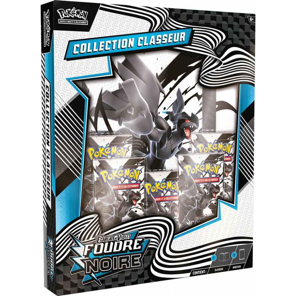 POKÉMON PORTEFOLIO + 5BOOSTERS FOUDRE NOIRE