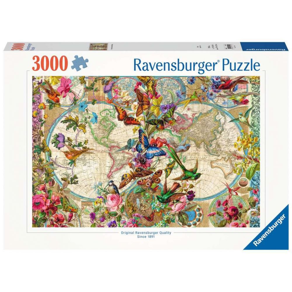 CARTE FAUNE FLORE 3000