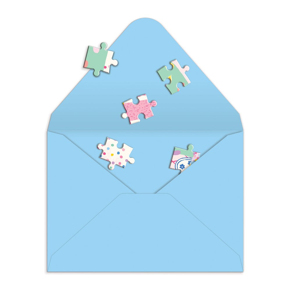 CARTE ANNIVERSAIRE PUZZLE