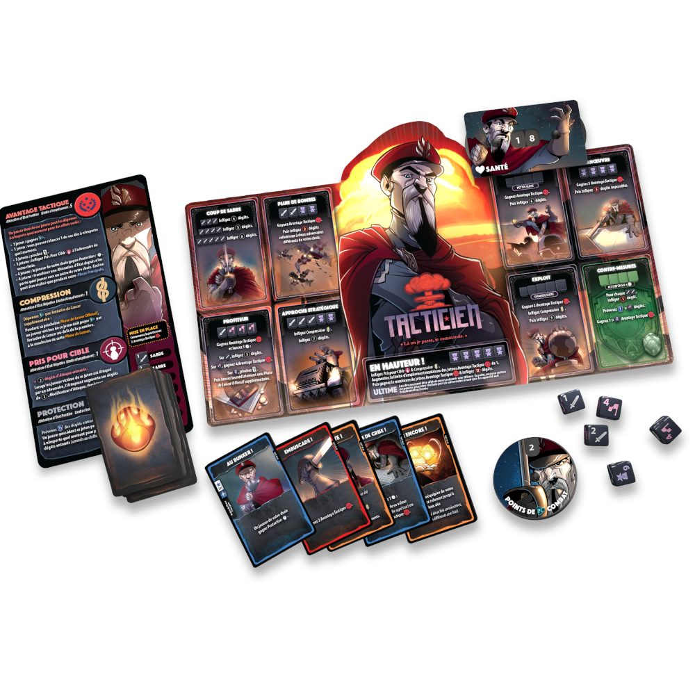 DICE THRONE S2-02 TACTICIEN VS CHASSERESSE