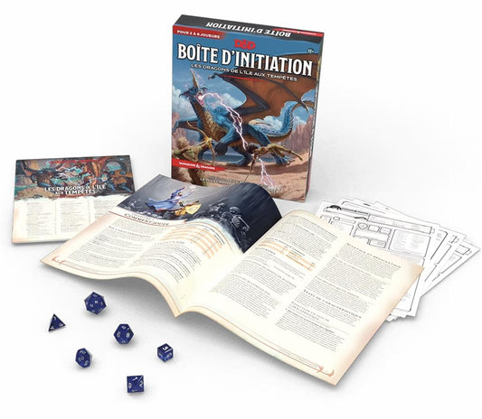 JDR - D&D BOITE D'INITIATION : LES DRAGONS DE L'ILE AUX TEMPETES