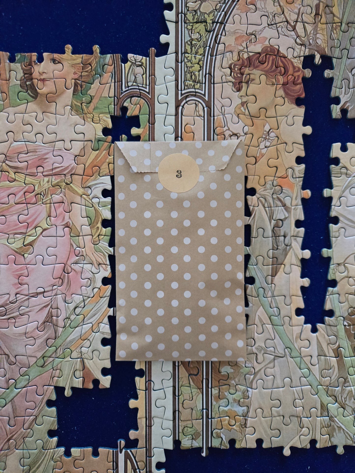 PUZZLE TIROIR AVEC MESSAGE - MUCHA