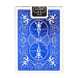 CARTES BICYCLE - BLUE FOIL BACK COBALT