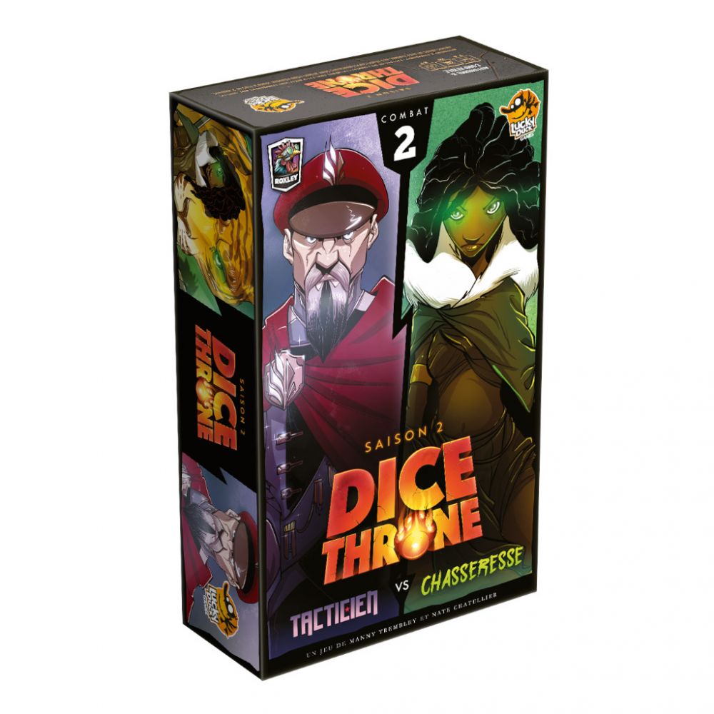 DICE THRONE S2-02 TACTICIEN VS CHASSERESSE