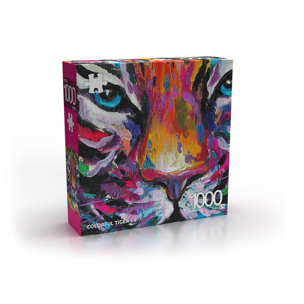 COLORFUL TIGER - PUZZLE