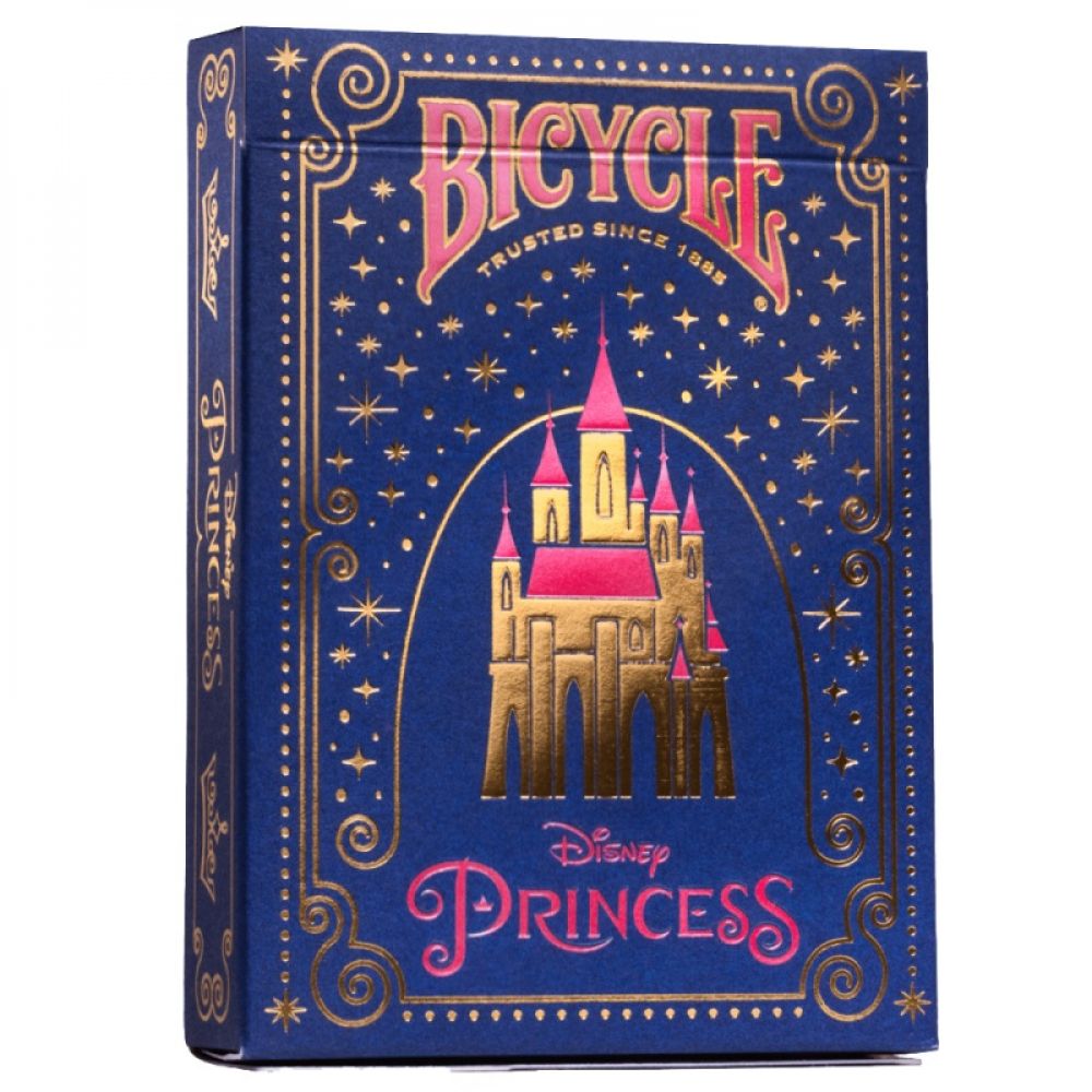 CARTES BICYCLE - DISNEY PRINCESSE BLEU / ROSE