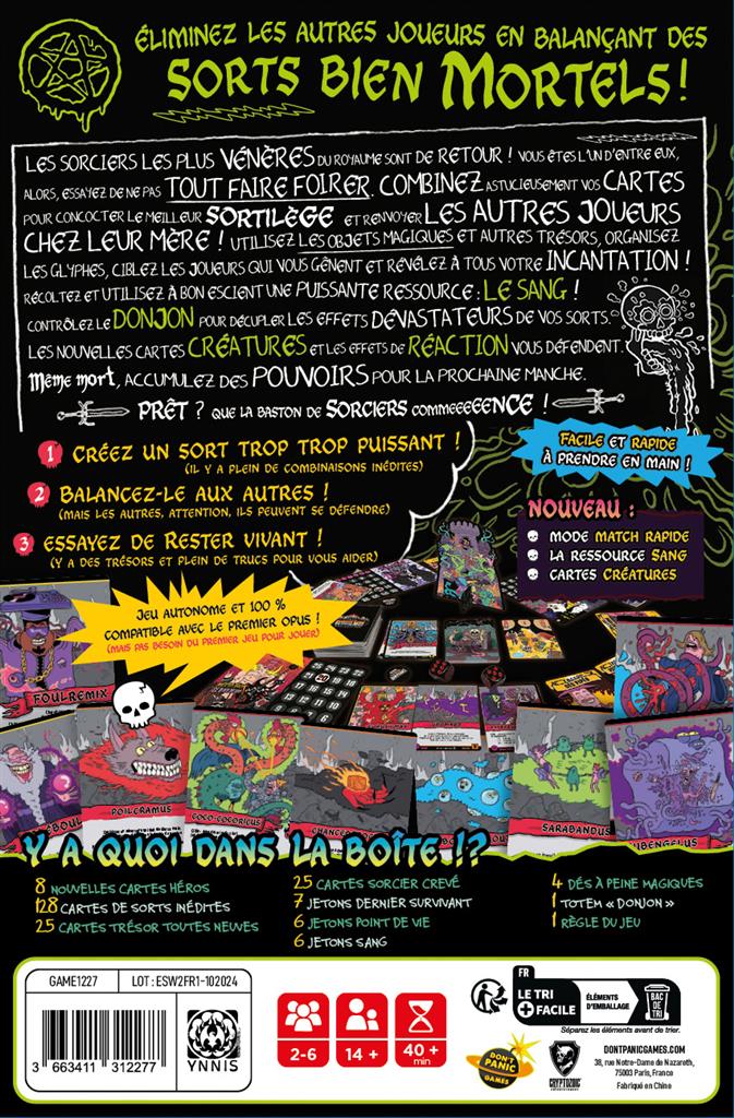 EPIC SPELL WAR - BASTON DE SORCIERS AU DONJON DU POULPE SANGUINAIRE